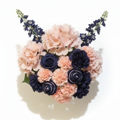 1. Ladies: <br/> Pink Lace, Gele & Ipele set